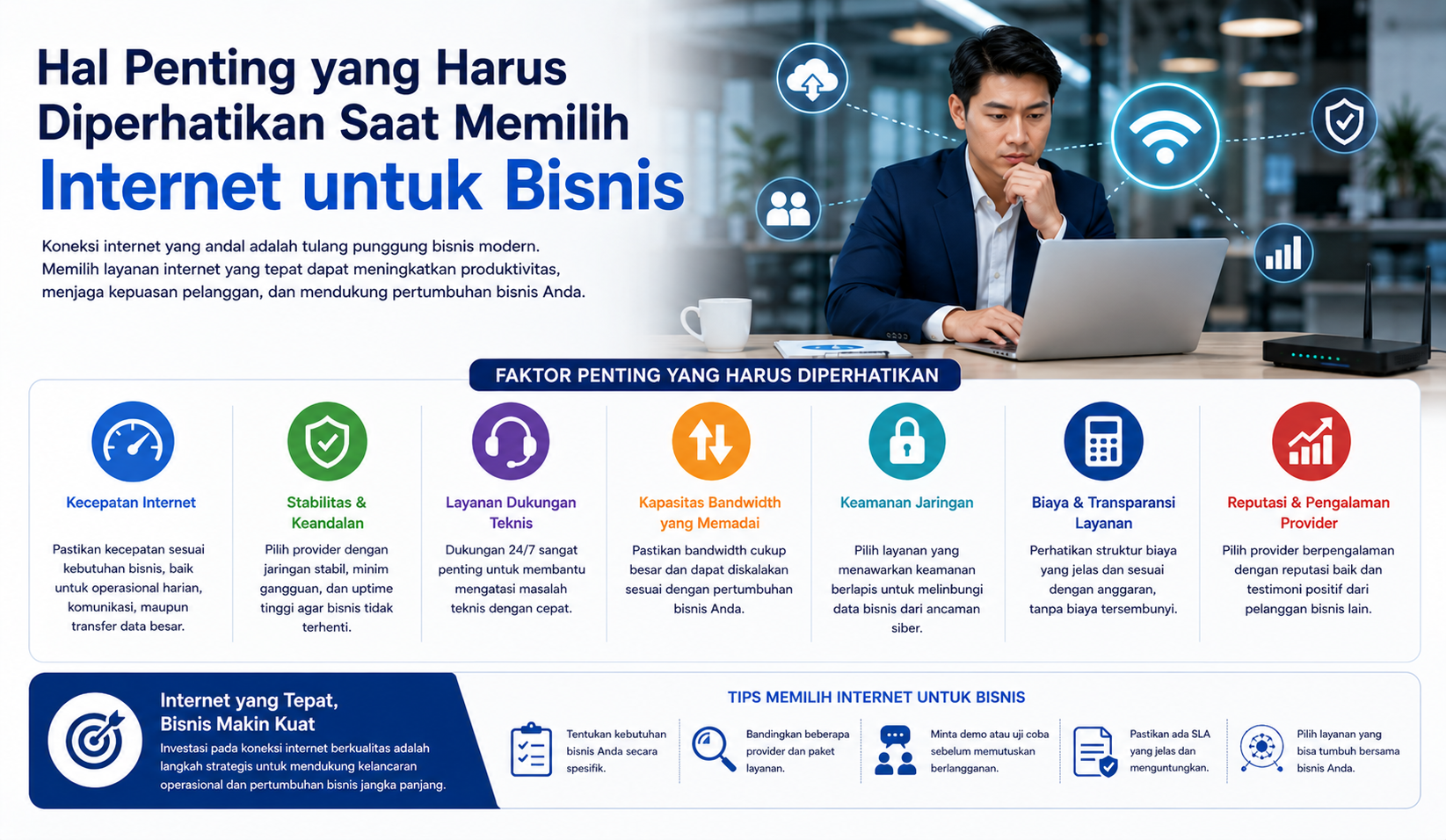 Hal Penting yang Harus Diperhatikan Saat Memilih Internet untuk Bisnis: Jangan Hanya Lihat Kecepatan!