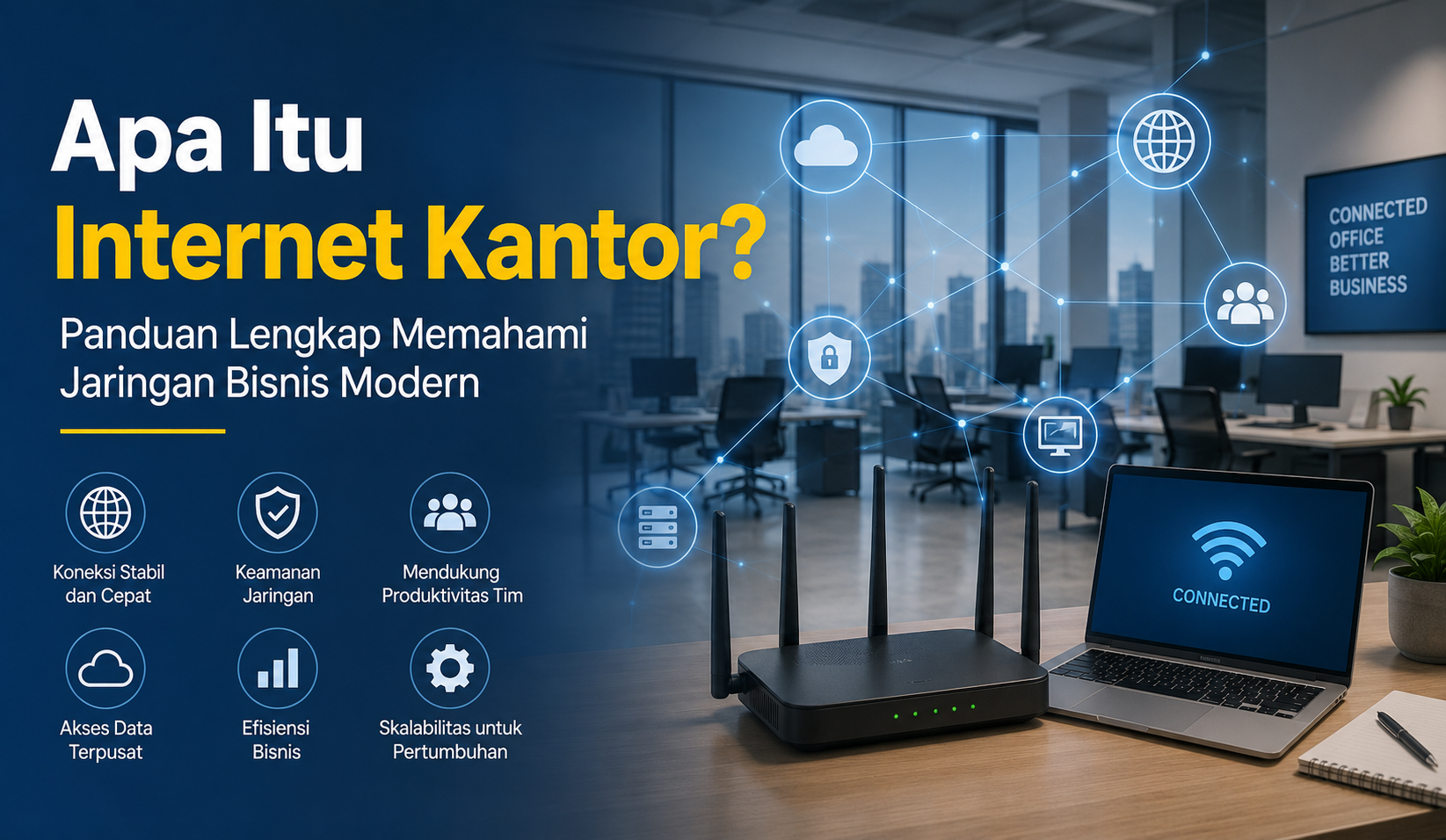 Apa Itu Internet Kantor? Panduan Lengkap Memahami Jaringan Bisnis Modern